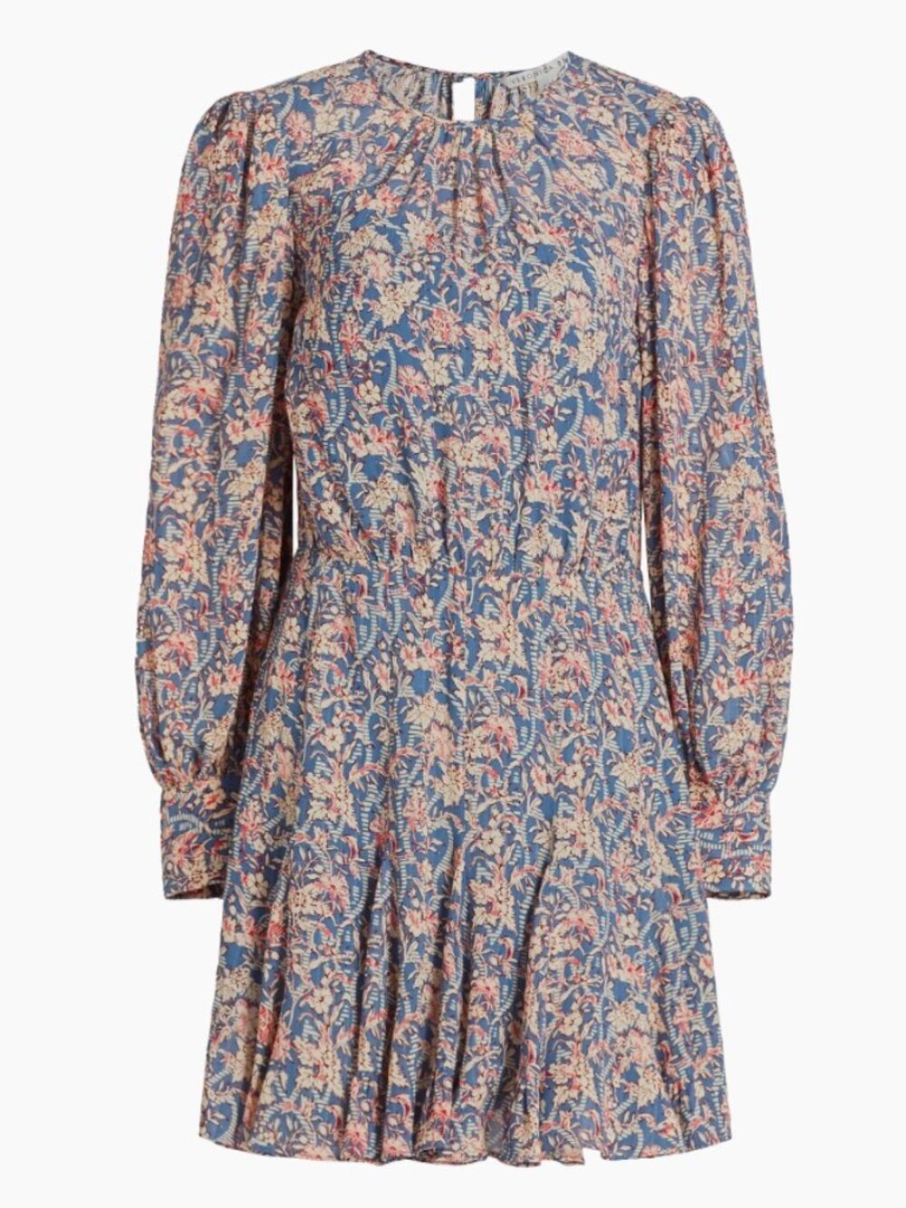 NEW Veronica Beard Size 4 Riviera Blue Paisley Floral Mini Gara Dress